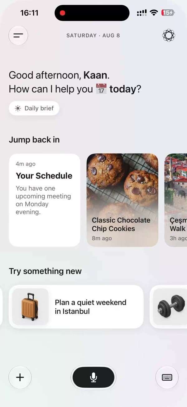 App launch demo example